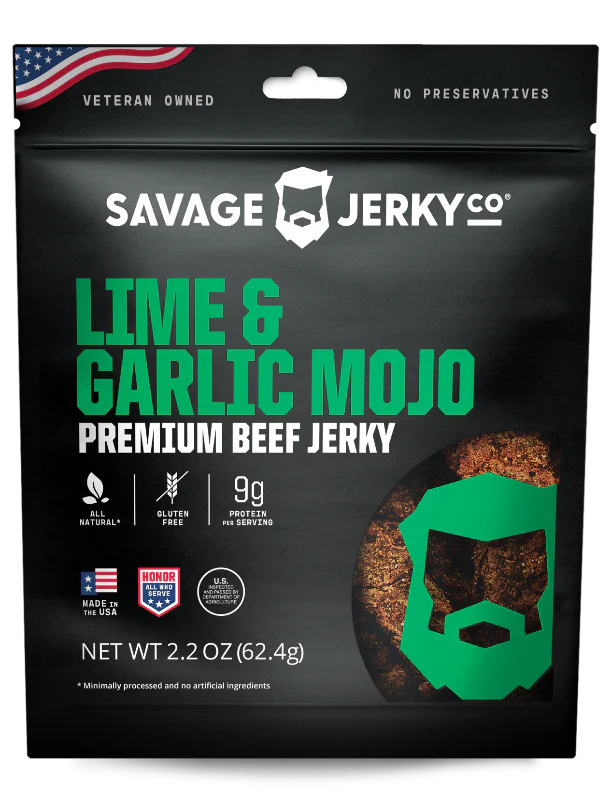 Savage Jerky Co - Lime & Garlic Mojo Beef Jerky