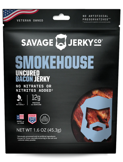 Savage Jerky Co - Smokehouse Bacon Jerky