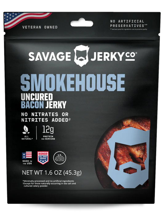 Savage Jerky Co - Smokehouse Bacon Jerky