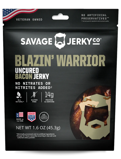 Savage Jerky Co - Blazin' Warrior Bacon Jerky