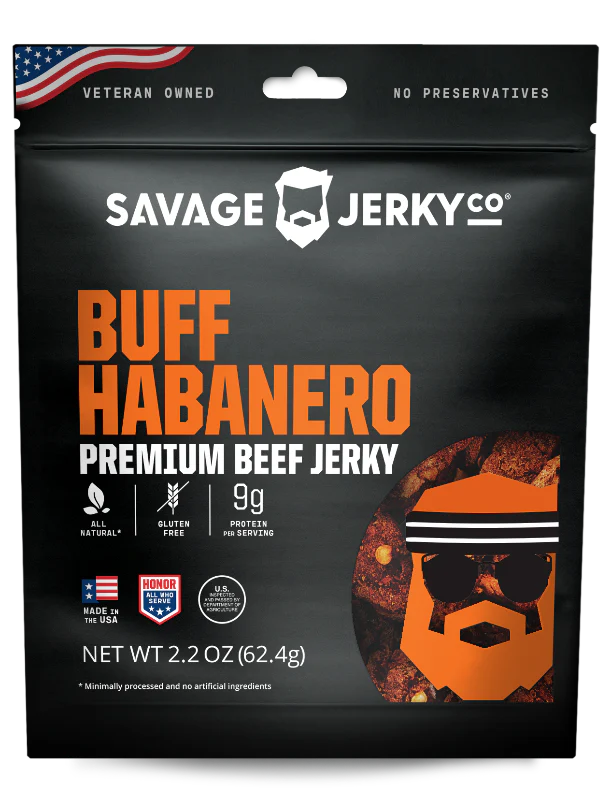 Savage Jerky Co - Buff Habanero Mojo Beef Jerky