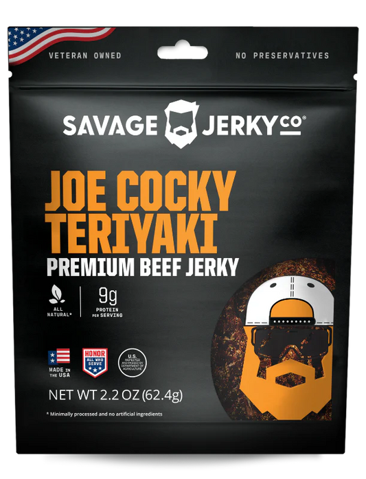 Savage Jerky Co - Joe Cocky Teriyaki Beef Jerky