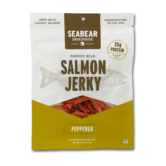 SeaBear Smokehouse - Peppered Wild King Salmon Jerky