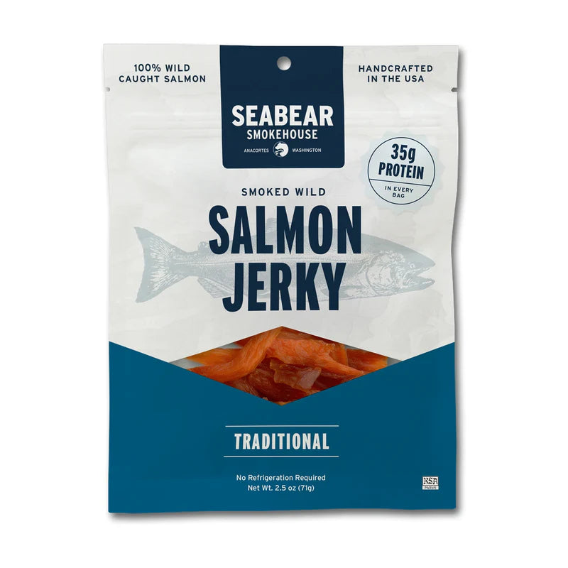 SeaBear Smokehouse - Traditional Wild King Salmon Jerky