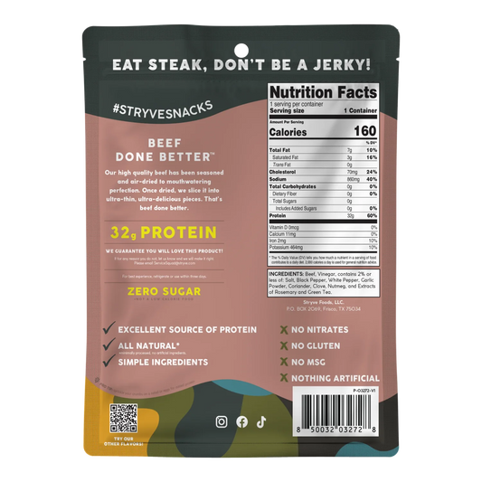 Stryve - Peppered Air Dried Beef
