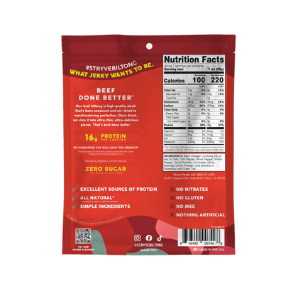 Stryve - Spicy Pepper Air Dried Beef