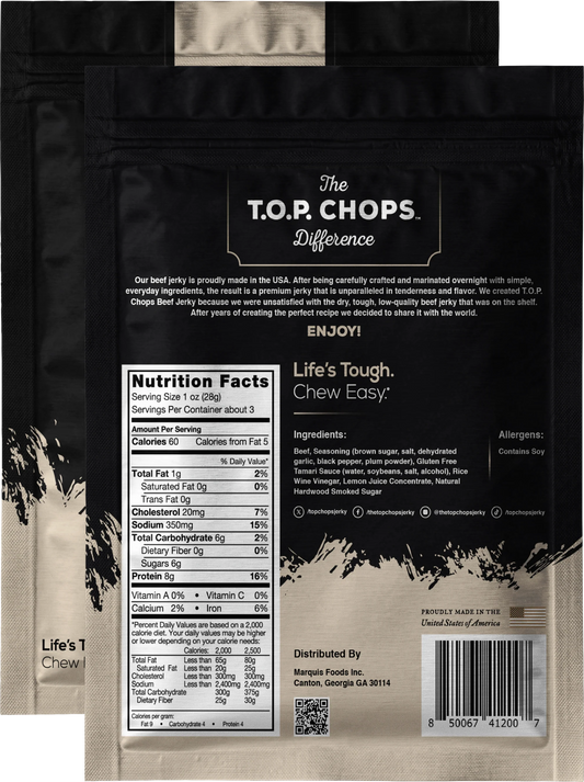 T.O.P. Chops - Original Beef Jerky