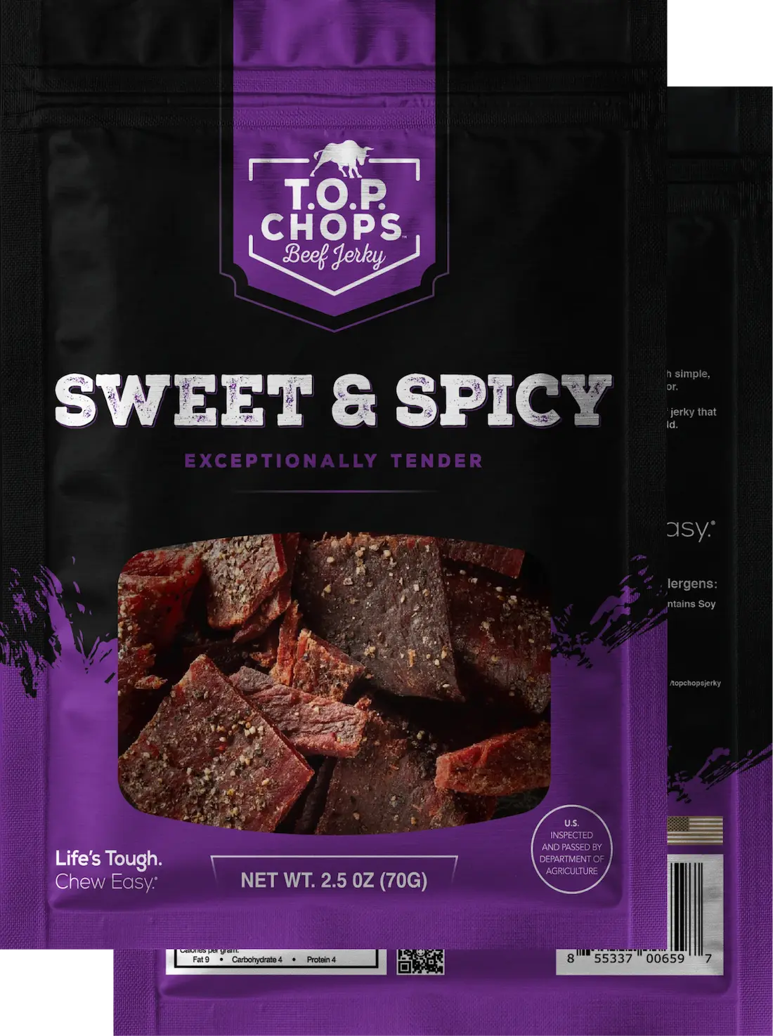 T.O.P. Chops - Sweet & Spicy Beef Jerky