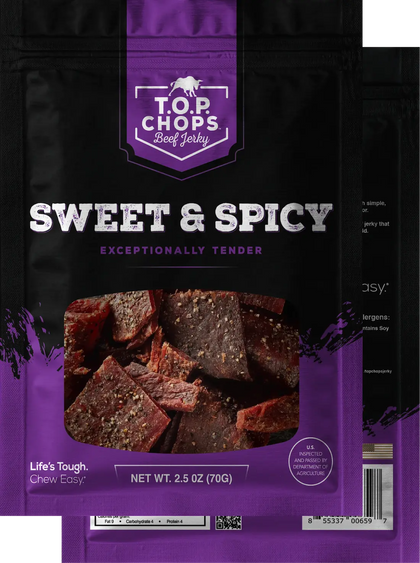 T.O.P. Chops - Sweet & Spicy Beef Jerky