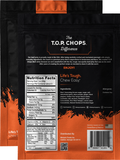 T.O.P. Chops - Teriyaki Beef Jerky