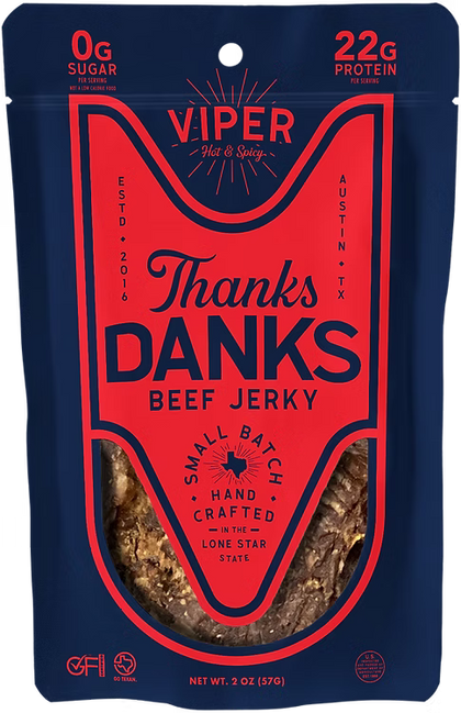 Thanks Danks - Hot & Spicy Beef Jerky