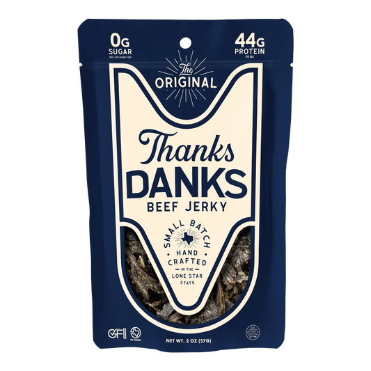 Thanks Danks The Original Beef Jerky 2 oz bag