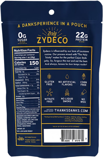Thanks Danks - Zydeco Beef Jerky
