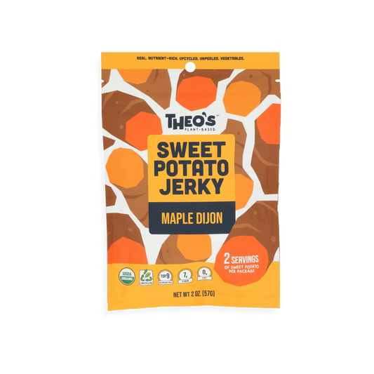 Theos Plant-Based - Maple Dijon Sweet Potato Jerky