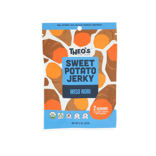 Theos Plant-Based - Miso Nori Sweet Potato Jerky