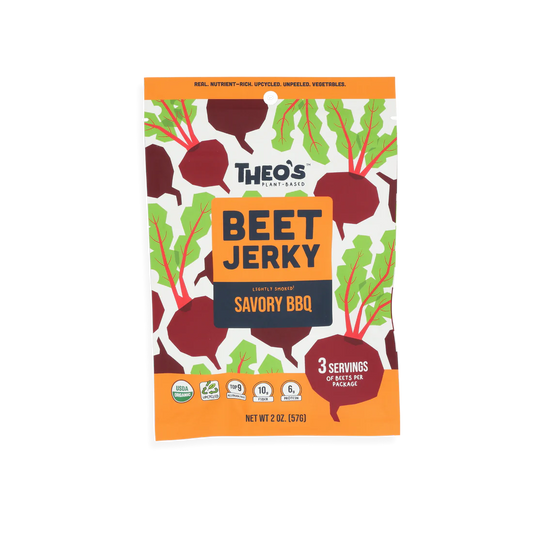 Theos Plant-Based - Savory BBQ Beet Jerky