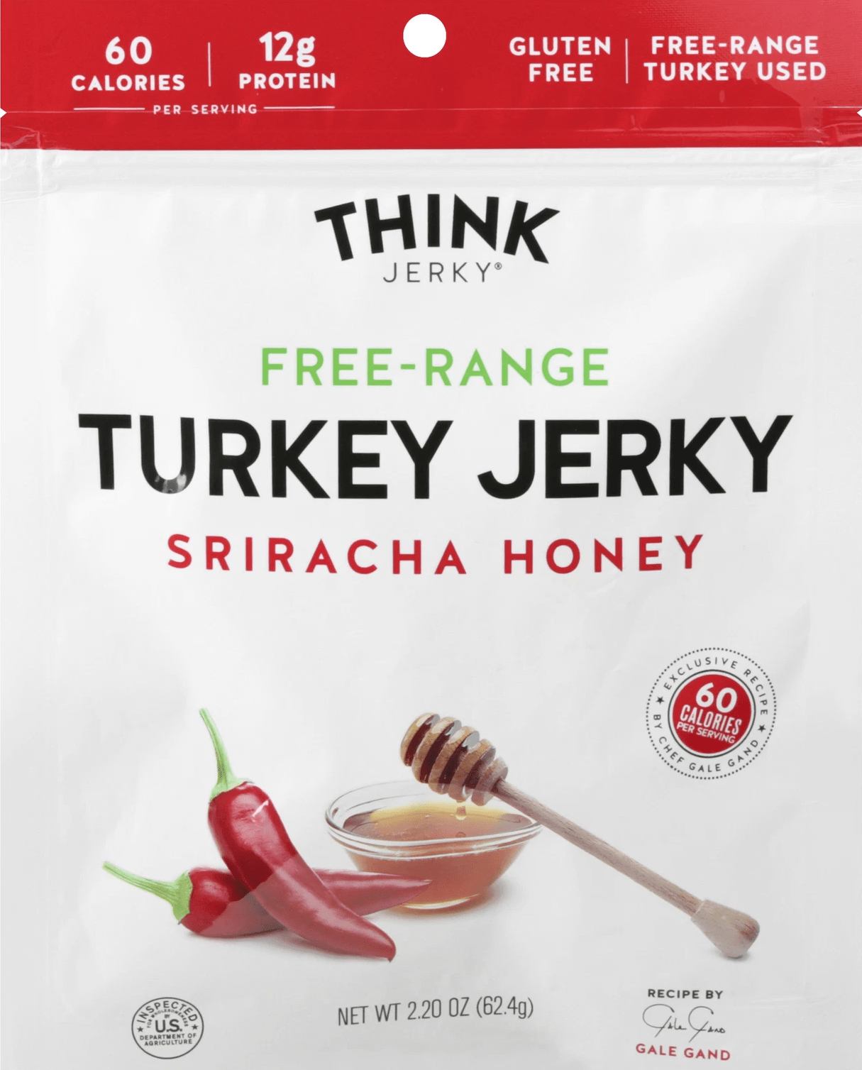 Think Jerky - Sriracha Honey Turkey Jerky