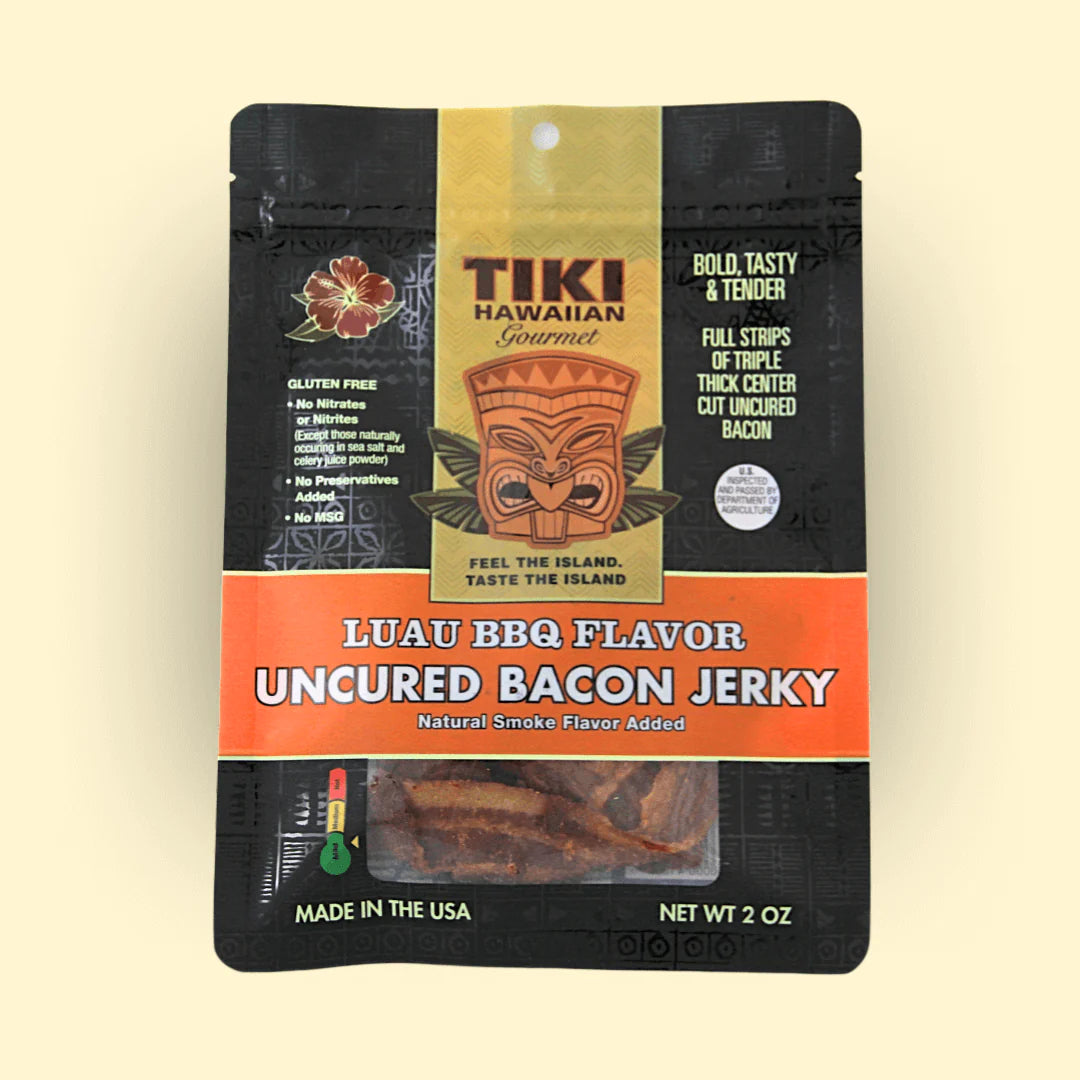Tiki Hawaiian Gourmet - Luau BBQ Bacon Jerky