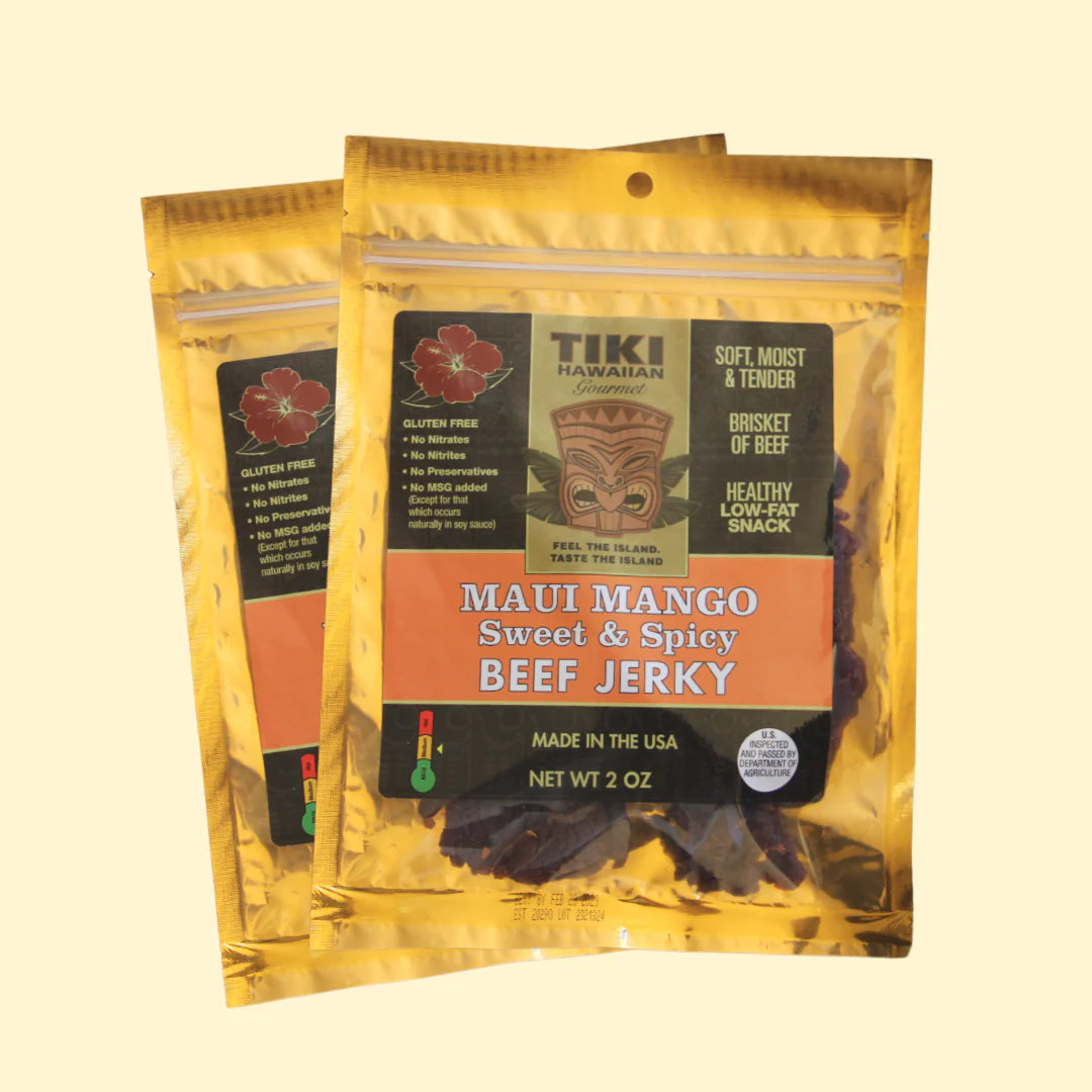 Tiki Hawaiian Gourmet - Maui Mango Beef Jerky