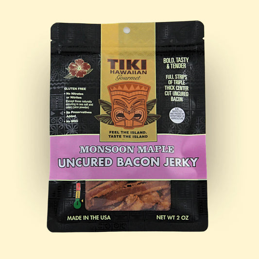Tiki Hawaiian Gourmet - Monsoon Maple Bacon Jerky