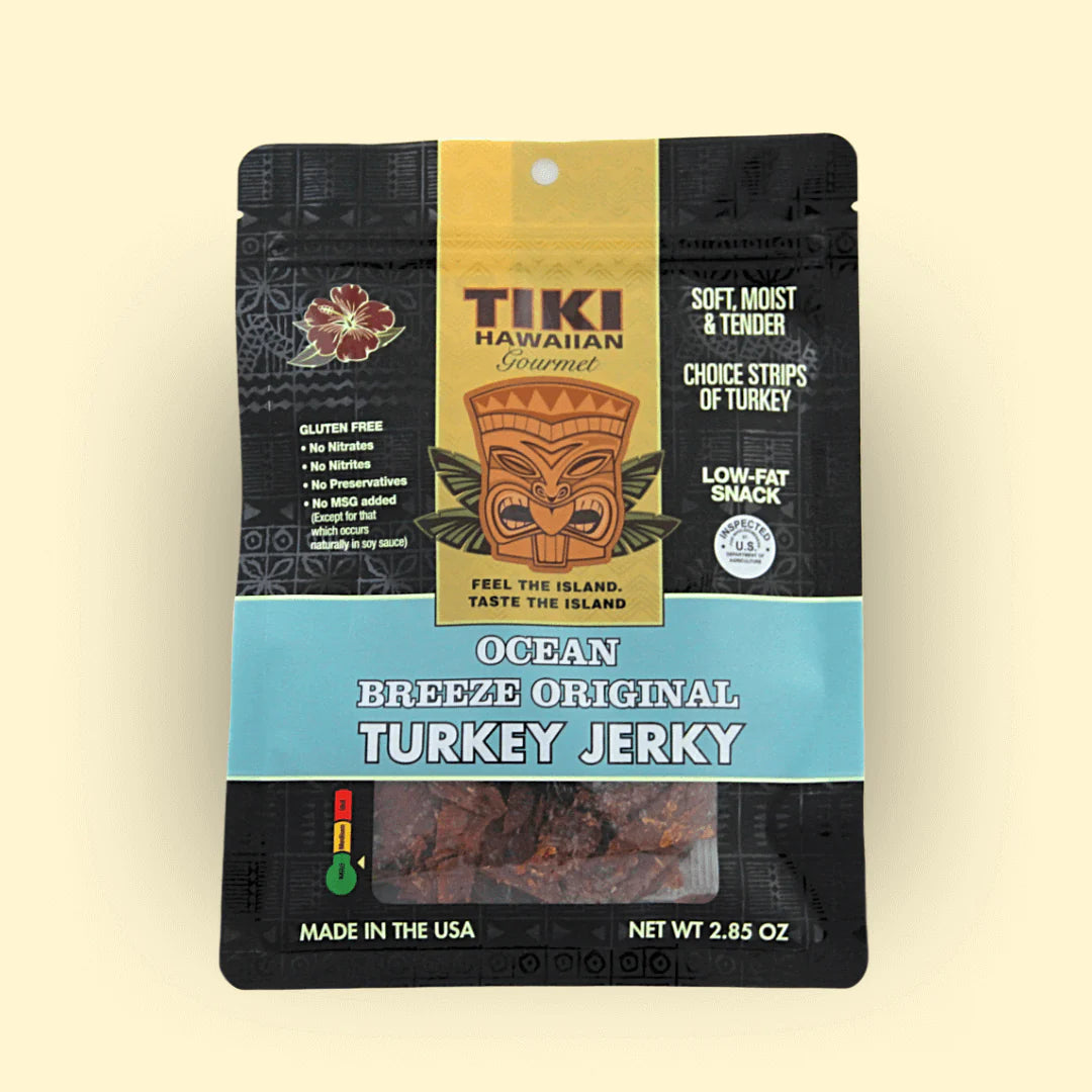 Tiki Hawaiian Gourmet - Ocean Breeze Original Turkey Jerky