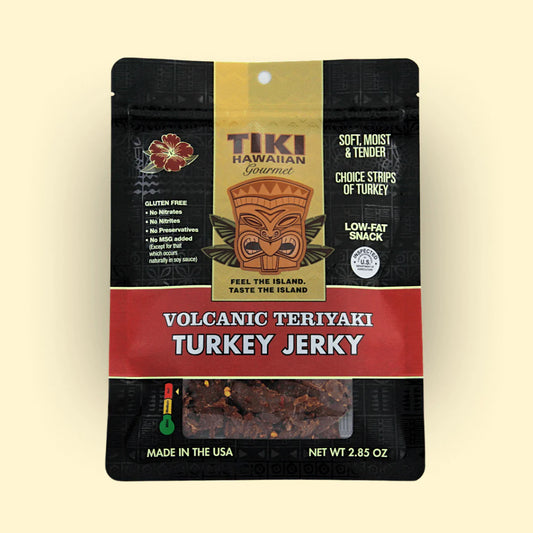 Tiki Hawaiian Gourmet - Volcanic Teriyaki Turkey Jerky