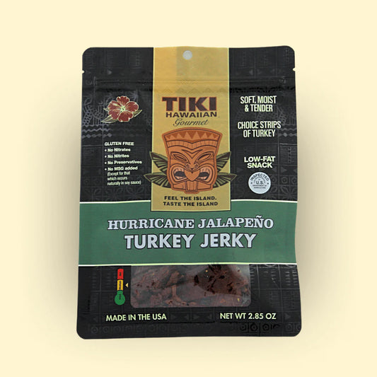 Tiki Hawaiian Gourmet - Hurricane Jalapeno Turkey Jerky