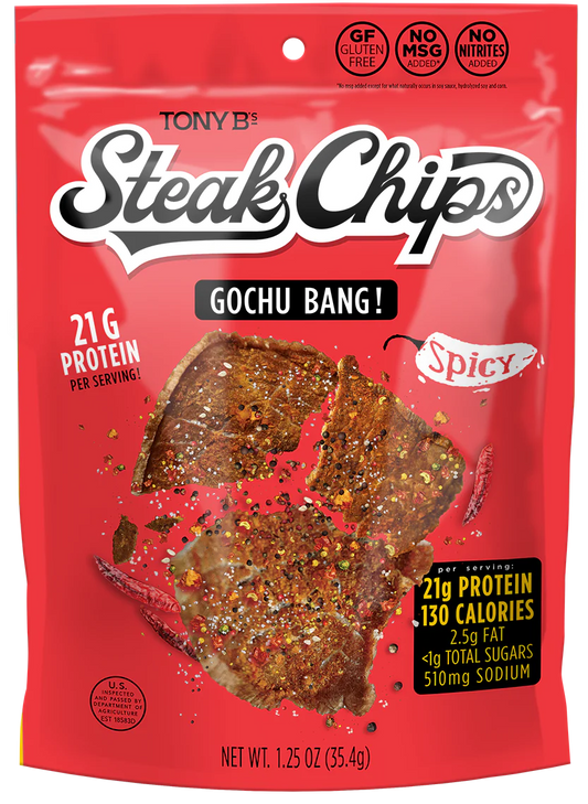 Tony B's - Gochu Bang (Spicy) Beef Jerky Chips