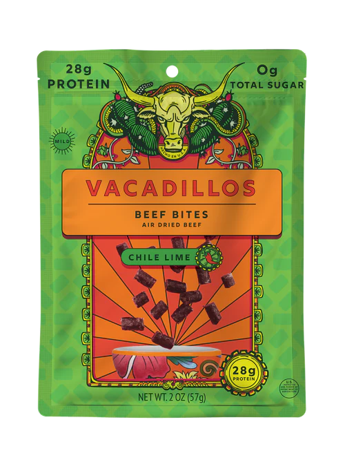 Vacadillos - Chile Lime Bites Air Dried Beef