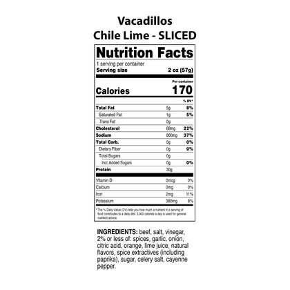 Vacadillos - Chile Lime Air Dried Beef