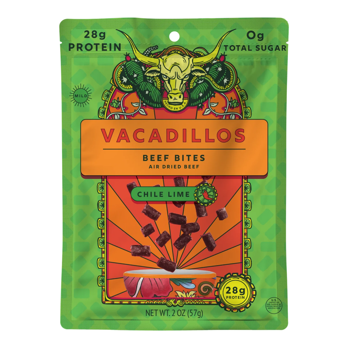 Vacadillos - Chile Lime Bites Air Dried Beef