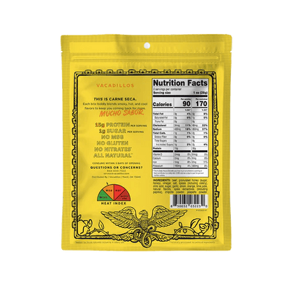 Vacadillos - Chipotle Honey Air Dried Beef