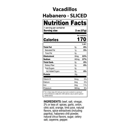 Vacadillos - Habanero Air Dried Beef