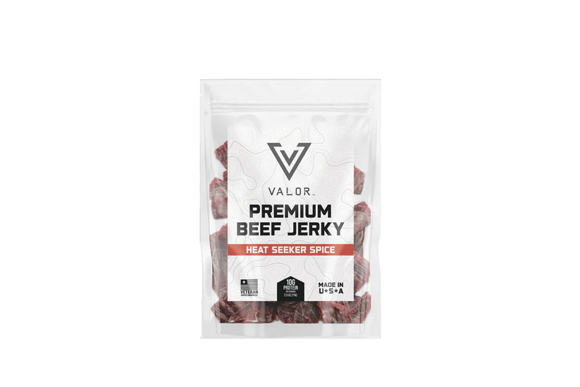 Valor Meat Snacks - Heat Seeker Spice Beef Jerky
