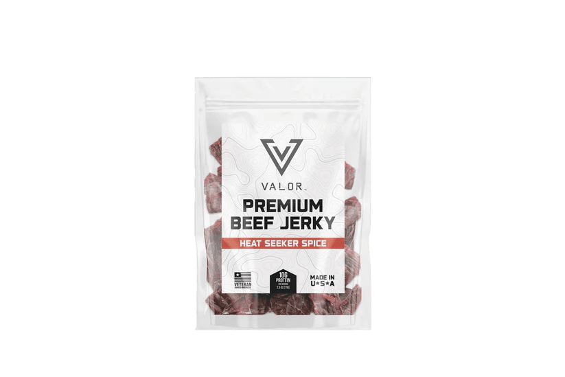 Valor Meat Snacks - Heat Seeker Spice Beef Jerky