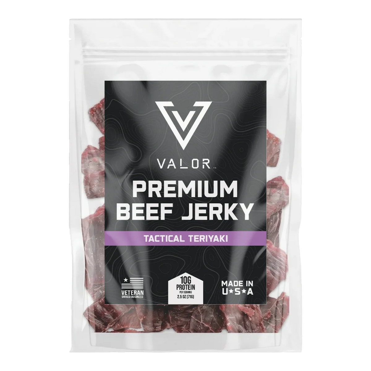 Valor Meat Snacks - Tactical Teriyaki Beef Jerky
