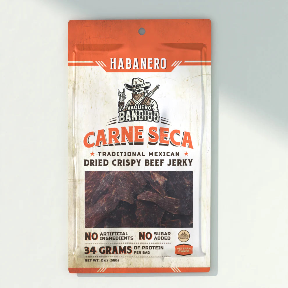 Vaquero Bandido - Habanero Carne Seca Mexican Beef Jerky