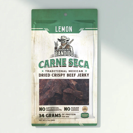 Vaquero Bandido - Lemon Carne Seca Mexican Beef Jerky