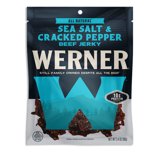 Werner - Sea Salt & Cracked Pepper Beef Jerky