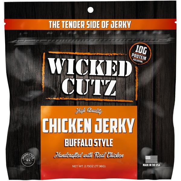 Wicked Cutz - Buffalo Style Chicken Jerky (2.75 oz)