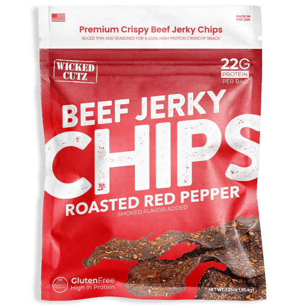 Wicked Cutz - Red Pepper Beef Jerky Chips