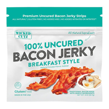Wicked Cutz - Breakfast Style Bacon Jerky